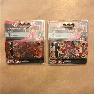 Tokidoki Sidekick Shell Duo with Red and Multicolor Designs
